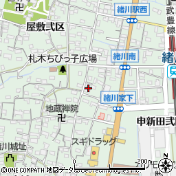 愛知県知多郡東浦町緒川屋敷参区7周辺の地図