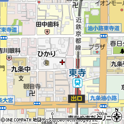 京都府京都市南区西九条唐橋町29周辺の地図