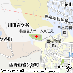 京都府京都市山科区川田岩ケ谷1-3周辺の地図