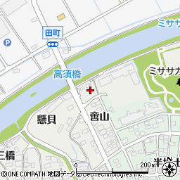 愛知県刈谷市高須町懸貝22-1周辺の地図