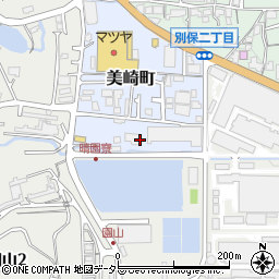 滋賀県大津市美崎町周辺の地図