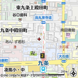 京都府京都市南区東九条北烏丸町1周辺の地図