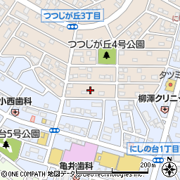 愛知県知多市つつじが丘3丁目19周辺の地図