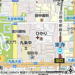 京都府京都市南区西九条唐橋町3周辺の地図