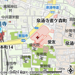 ローソン京都第一赤十字病院店周辺の地図
