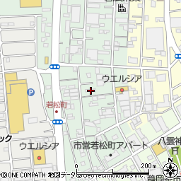 静岡県静岡市葵区若松町48周辺の地図