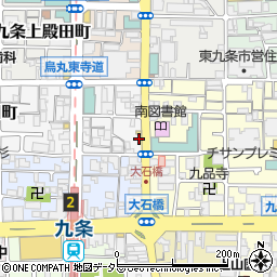 京都府京都市南区東九条北烏丸町34周辺の地図