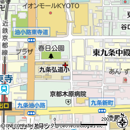京都府京都市南区西九条春日町12周辺の地図