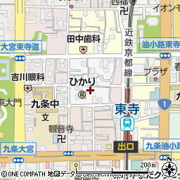 京都府京都市南区西九条唐橋町18周辺の地図