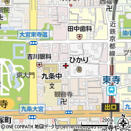 京都府京都市南区西九条南小路町30周辺の地図