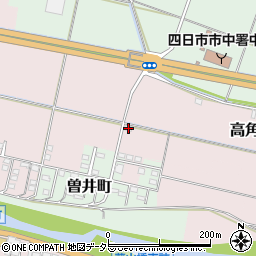 三重県四日市市高角町1048-2周辺の地図