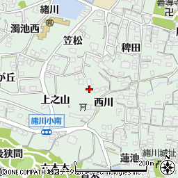 愛知県知多郡東浦町緒川西川1周辺の地図