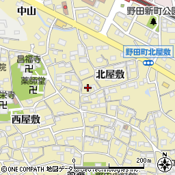 愛知県刈谷市野田町北屋敷57周辺の地図