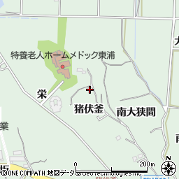 愛知県知多郡東浦町緒川猪伏釜104周辺の地図