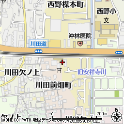 京都府京都市山科区西野楳本町127周辺の地図