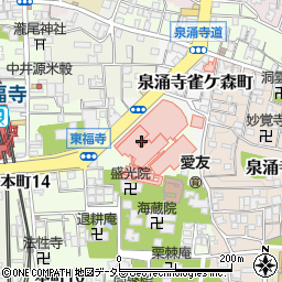 京都銀行京都第一赤十字病院 ＡＴＭ周辺の地図
