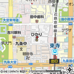 京都府京都市南区西九条唐橋町12周辺の地図