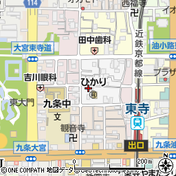 京都府京都市南区西九条唐橋町4周辺の地図