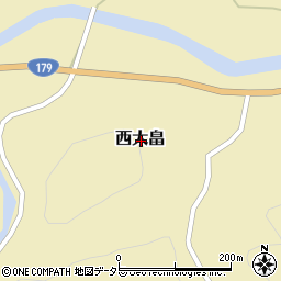 兵庫県佐用郡佐用町西大畠周辺の地図