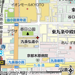 九条弘道ゆうゆうクラブ周辺の地図