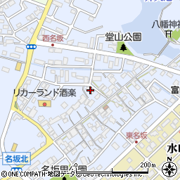 滋賀県甲賀市水口町名坂173周辺の地図