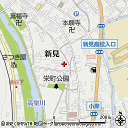 岡山県新見市新見68周辺の地図
