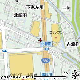 愛知県知多郡東浦町緒川旭15周辺の地図