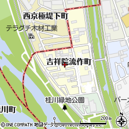 京都府京都市南区吉祥院流作町31周辺の地図