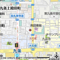 京都府京都市南区東九条北烏丸町32周辺の地図
