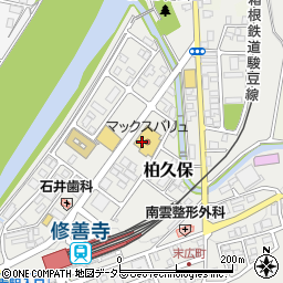 ウエルシア薬局　伊豆修善寺店周辺の地図