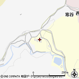 京都府亀岡市篠町篠寒谷周辺の地図