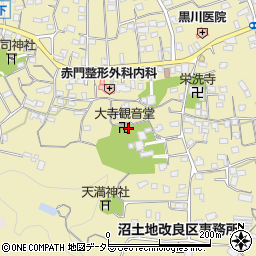 千葉県館山市沼周辺の地図