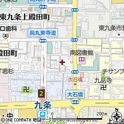 京都府京都市南区東九条北烏丸町38周辺の地図