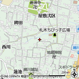 愛知県知多郡東浦町緒川屋敷参区100周辺の地図