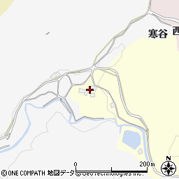 京都府亀岡市篠町篠（寒谷）周辺の地図