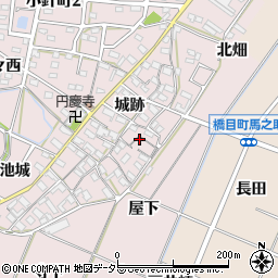 愛知県岡崎市小針町城跡93周辺の地図