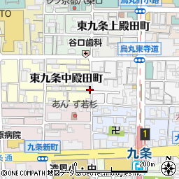 リパーク京都駅南第７駐車場周辺の地図