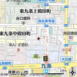 京都府京都市南区東九条北烏丸町1-19周辺の地図