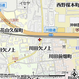 めんめん 五条店周辺の地図