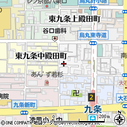 京都府京都市南区東九条北烏丸町周辺の地図