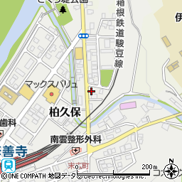 静岡県伊豆市柏久保1399周辺の地図