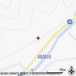 岡部神社周辺の地図