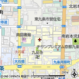 京都府京都市南区東九条南山王町3周辺の地図