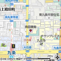 京都市　公設民営児童館山王児童館周辺の地図