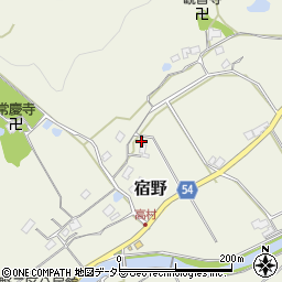 大阪府豊能郡能勢町宿野981周辺の地図