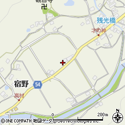 大阪府豊能郡能勢町宿野2081周辺の地図