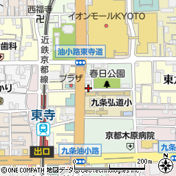 京都府京都市南区西九条春日町44周辺の地図