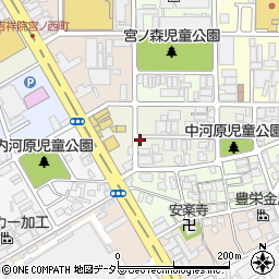 京都府京都市南区吉祥院中河原里北町周辺の地図