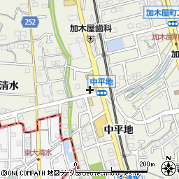 愛知県東海市加木屋町中平地30周辺の地図