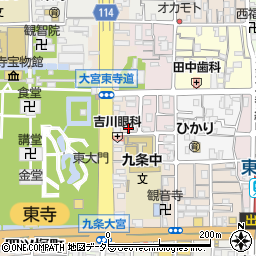 京都府京都市南区西九条南小路町4周辺の地図